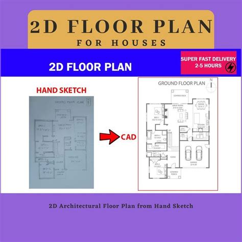 Fahimeh I Will Make D Architectural Floor Plan And Redraw Plan In