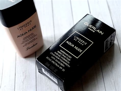Makeup Beauty And More Guerlain Lingerie De Peau Aqua Nude Foundation