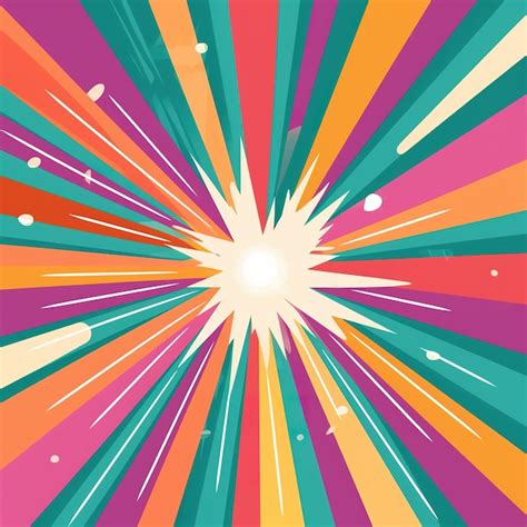 Premium Ai Image Vector Of Vintage Starburst
