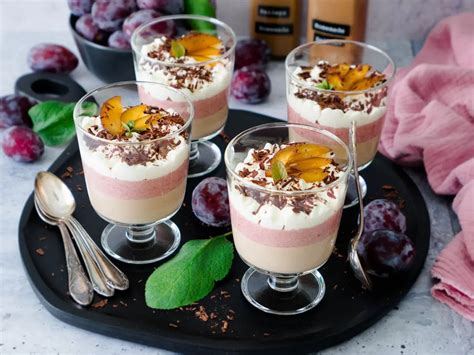 Baileys Rotwein Zwetschgen Mousse Ohne Gelatine Dinkelliebe