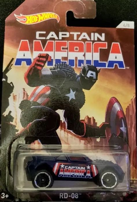 Hot Wheels Marvel Captain America Set Completo 8 Minis Universo Hot Wheels