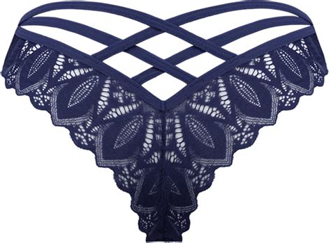 Sexy Cheeky Panties For Women Lace Criss Cross Bikini Underwear Pack Walmart