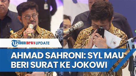 Sahroni Syl Mundur Dari Kursi Mentan Sudah Bicara Ke Surya Paloh