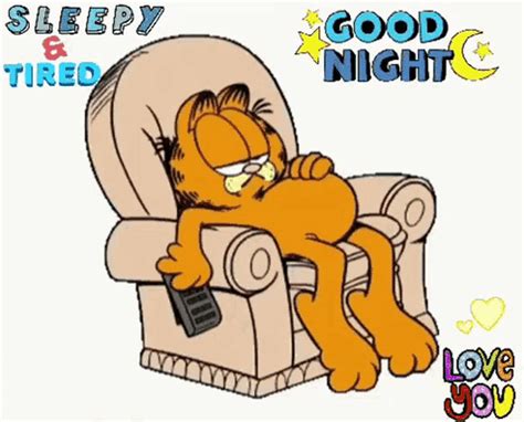 Garfield Garfieldtired GIF - Garfield Garfieldtired Sleep - Discover ...