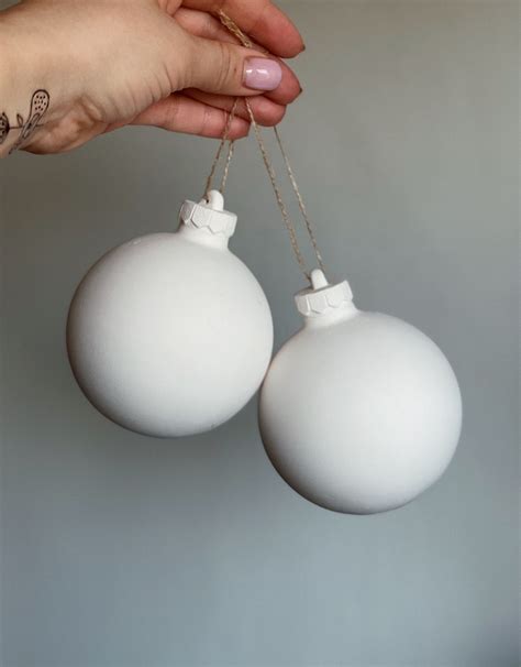 Шар фарфоровый для росписи 9 см Елочная игрушка в интернет-магазине ...