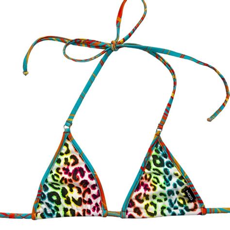 Safari Palms Mini Bikini Top Micro Gigi