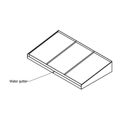 Metal Classic Detail Door Canopy