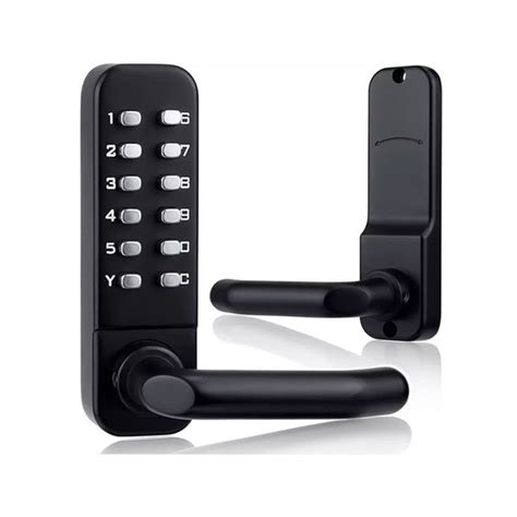 Кодовый дверной замок SAFEBURG MECH-2009A BLACK механический ...