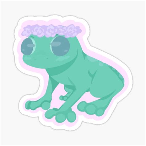 Mushy The Frog Sticker For Sale By Ticciwatch Redbubble