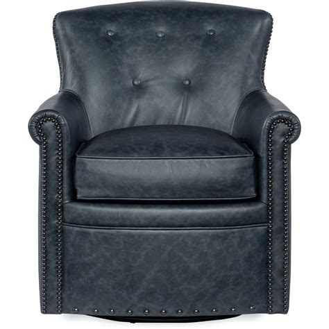 Hooker Furniture Cc Cc326 045 Traditional Swivel Club Chair With Tufted Back Baer S Furniture