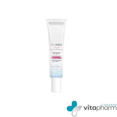 DERMEDIC REDNESS CALM ROSACEA PRONE SKIN KOREKTIVNA DNEVNA KREMA SPF20 ...