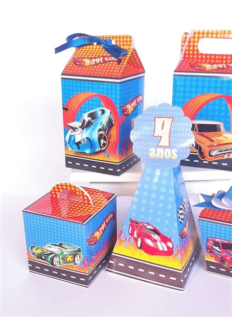 Kit Hot Wheels Caixinhas Lembrancinhas Hot Wheels Elo