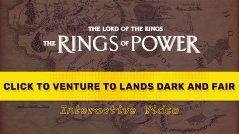 The Rings Of Power Interactive Trailer Fandom