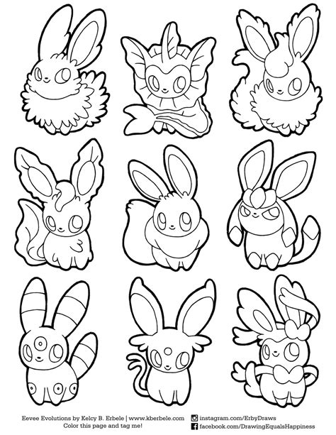 Pokemon Sylveon Coloring Pages at GetDrawings | Free download