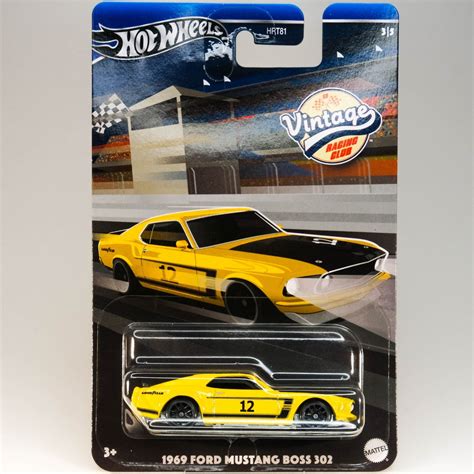 S Rie Hot Wheels Vintage Racing Club Ford Mustang Boss Etsy