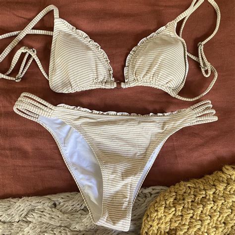 Tigerlily Bikini Set Has A Slight Sparkle Hard To Depop
