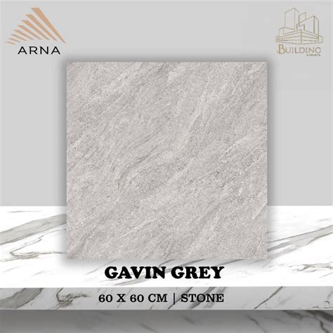 Jual Granite Lantai 6060 GAVIN GREY MATT CARPORT ARNA SERIES Shopee