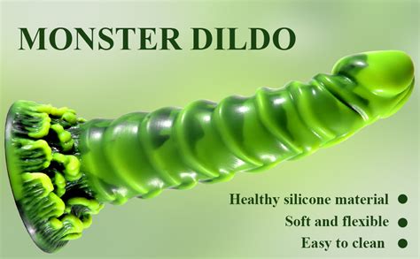 Amazon Fantasy Dildo In Silicone Monster Dildo With Suction Cup Big Dildo For Sex