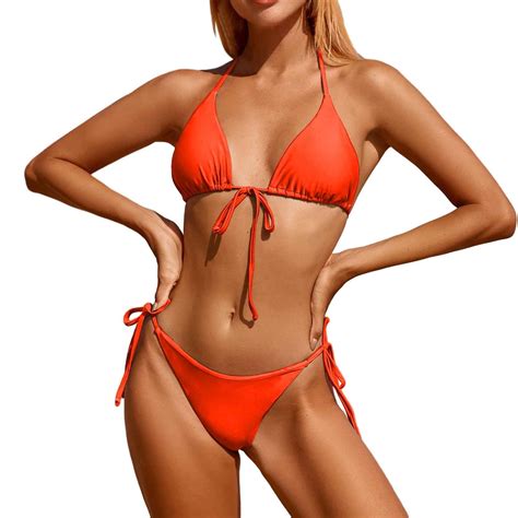Cathalem Women S Bikini Sets Two Piece Swimsuit Bathing Suits Beach