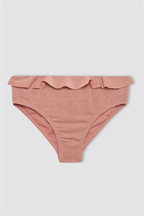 Turuncu Kız Çocuk Genç Kız Kız Çocuk Bikini Takımı DeFacto