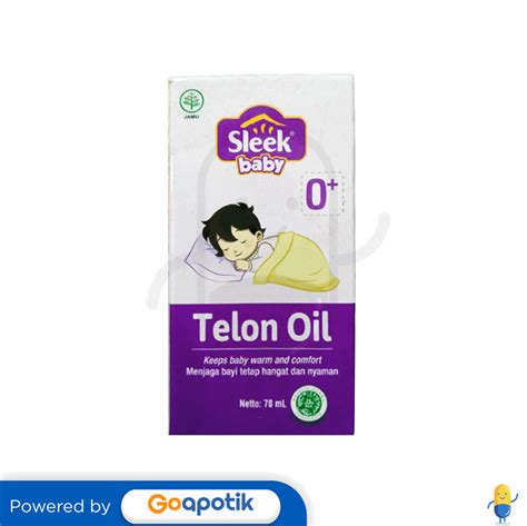 SLEEK BABY TELON OIL 70 ML Kegunaan Efek Samping Dosis Dan Aturan Pakai