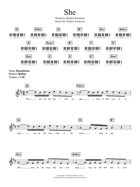 She By Elvis Costello Sheet Music For Piano Chordslyrics At Sheet