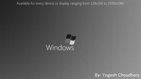 Windows Black and White Wallpaper for Every Device by cyogesh56 on ...