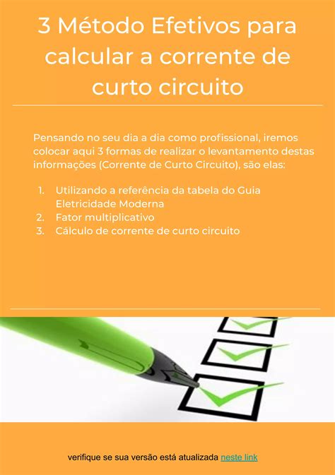 M Todos Para Calcular A Corrente De Curto Circuito Pdf