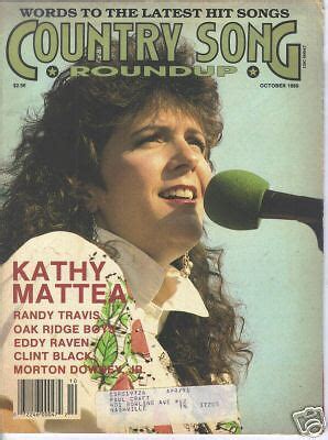 Kathy Mattea Covers Country Song Roundup Magazine Ebay