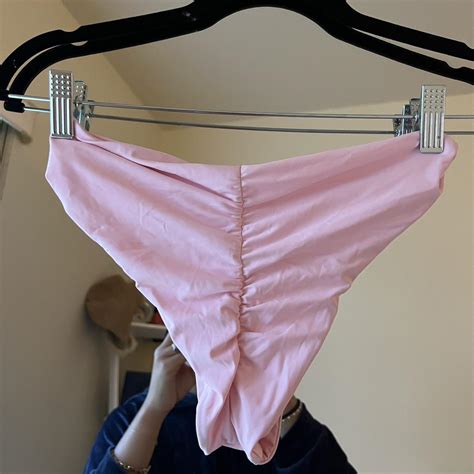 Frankies Bikini Pink Bikini Bottom Moderate Depop