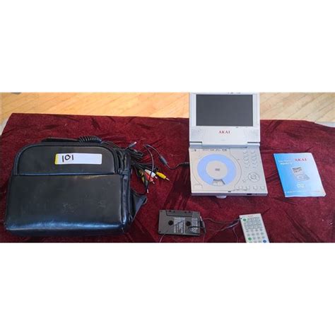 Akai Dvd Player Cw Cords And Case