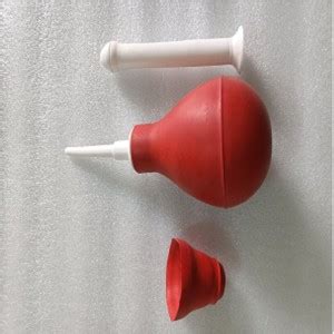 BODY FITNESS Anal Enema Bulb Vaginal Douche Cleaner For Women Or Mans Health 250 ML White Hot