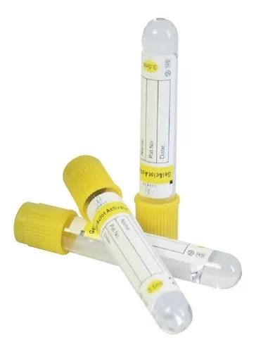 Tubo Tapa Amarilla Con Gel Y Activador De Coagulos De 5 Ml Cuotas Sin