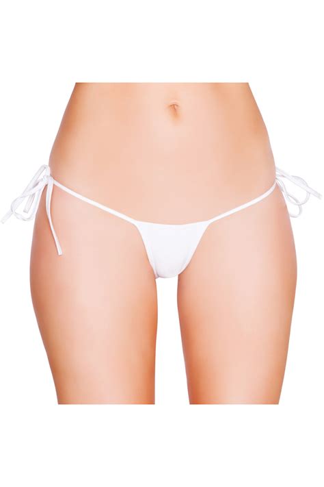 Low Cut Bikini Bottom Side Tie Micro Thong Panty Panties Clubwear Adult Women Ebay