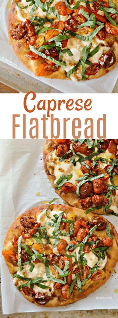 Caprese Flatbread Pizza About A Mom