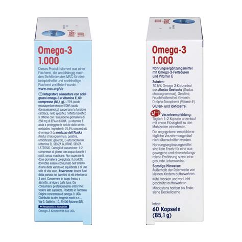 Dầu cá Mivolis Omega 3 - 1000 – Siêu thị hàng Châu Âu - Đức - Mỹ