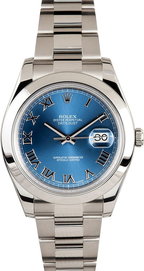 Rolex Datejust Silver Dial 116300 At Bobs Watches 100 Rolex