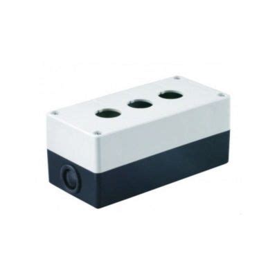 Корпус поста КП103 для кнопок управления 3 места белый IEK (BKP10-3-K01 ...