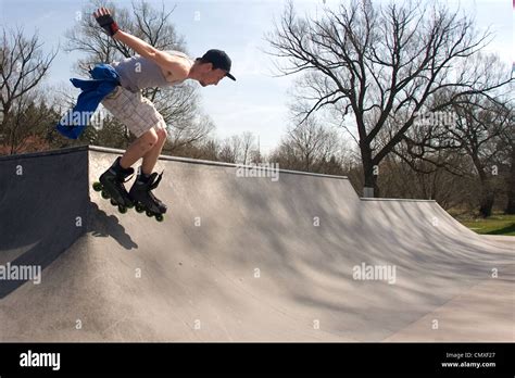 Bmx Bikers In Skate Park Hi Res Stock Photography And Images Alamy