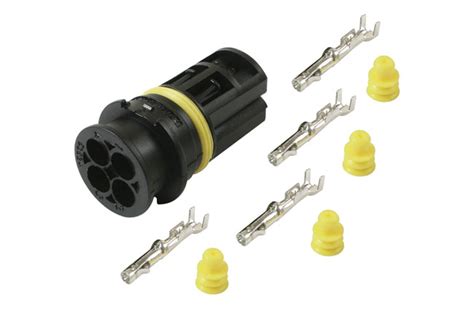 Connect Consumables 37433 4 Pin Electrical Oxygen Sensor Connector Kit To Suit Mercedes Benz