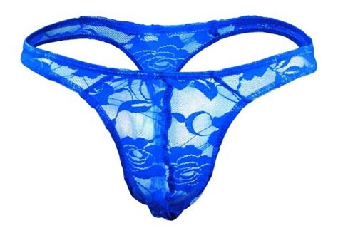 Sexy Tanga De Encaje Flor Hombre Calzoncillos Gay Thong MercadoLibre