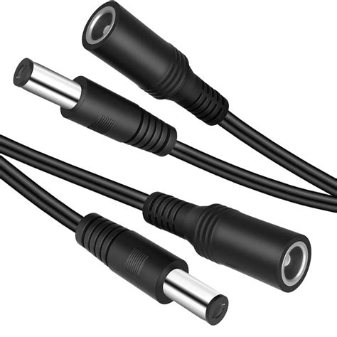 Amazon.com : 2-Pack 13FT DC Power Extension Cable 5.5mm x 2.1mm 12V DC