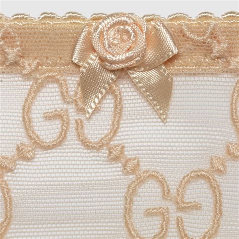 GG Tulle Lingerie Set In Ivory GUCCI BE