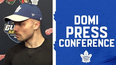 Max Domi | Media Availability | Toronto Maple Leafs