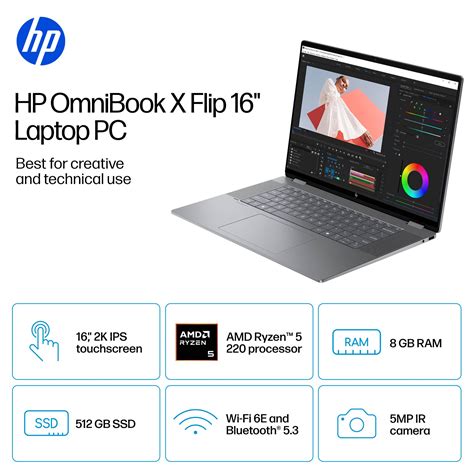 Customer Reviews: HP OmniBook X Flip 2-in-1 16" 2K Touch-Screen Laptop