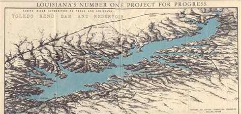 Toledo Bend Dam And Reservoir 64 Parishes