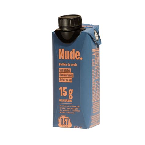 Nude Pro Caramelo Flor E Sal Ml Bebida Vegetal Marche Br