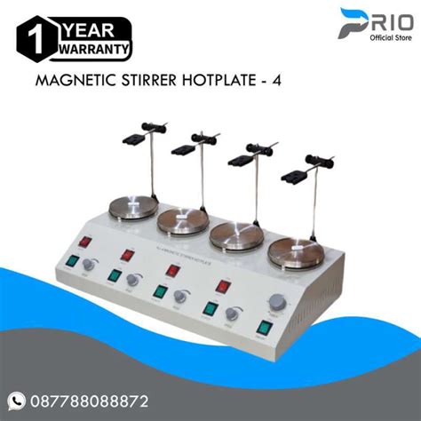 Promo 4 Tungku Several Magnetic Laboratorium Hotplate Hot Plate Stirrer Diskon 33 Di Seller