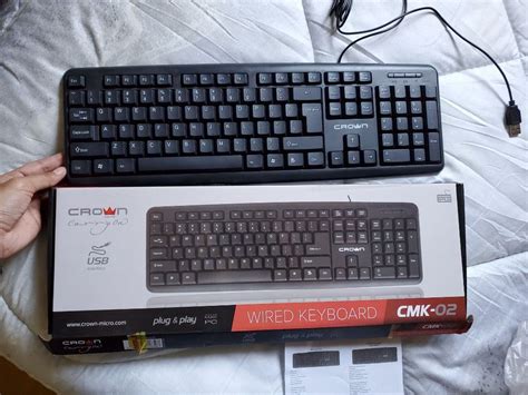 Crown - wired keyboard, Computers & Tech, Parts & Accessories, Computer ...