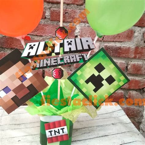 Ideas Explicadas Para Decorar La Fiesta Tem Tica De Minecraft